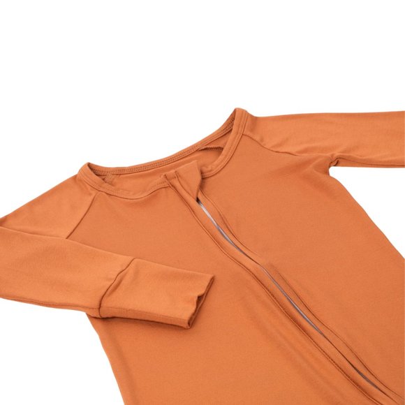 Bamboo Baby Romper (Pumpkin Spice) - Picture 1 of 5
